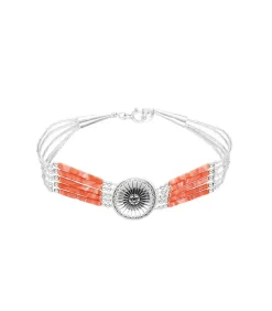 Bracelet Navajo 5 Rangs Et Conchas