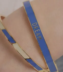 Bracelet Stripes Cobalt White