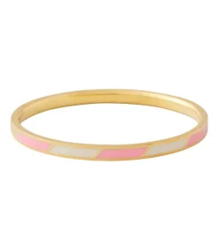 Bracelet Stripes Pink White