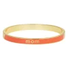 Bracelet Vip Word Mom Corail
