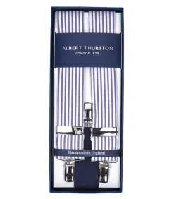 Bretelles Sutting 3 Clip A Rayures Bleu Et Blanche