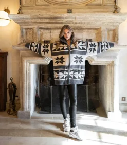 Cardigan Snow Laine Merinos Gris