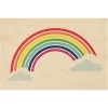 Carte Postale En Bois Miami Rainbow