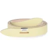 Ceinture Lecce En Cuir Suede Light Yellow