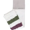 Chaussettes Hautes A Rayures Papyrus/Pesto