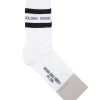 Chaussettes Hautes A Rayures Blanc/Noir