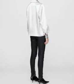 Chemise En Soie Mylah Silver