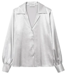 Chemise En Soie Mylah Silver