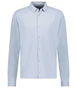 Chemise Homme A Manches Longues Bleu Grise