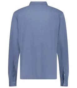 Chemise Homme A Manches Longues Bleu Vintage