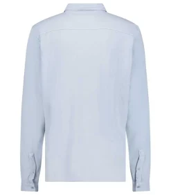 Chemise Homme A Manches Longues Bleu Grise