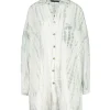 Chemise Oversize Mykonos Tie & Dye Water Green