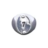 Chevaliere Chiffre "7" Argent