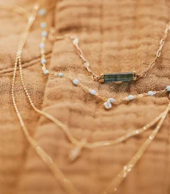 Collier Bess Tourmaline Bleue