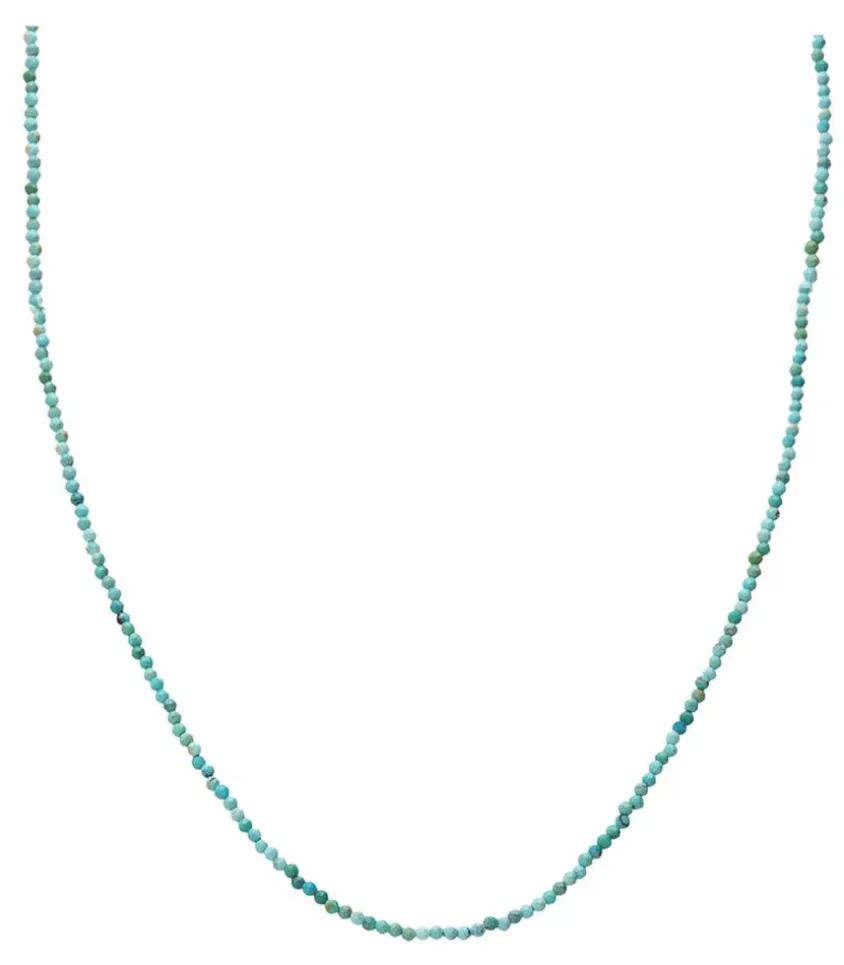 Collier Mini Turquoises Facettees