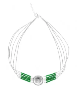 Collier Navajo 5 Rangs Et Conchas