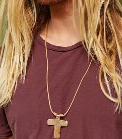 Collier Padres Cross Bronze