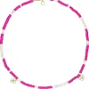Collier Talisman 3 Charms Rose