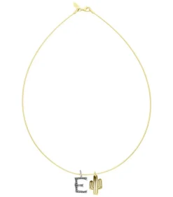Collier Tour De Cou Lettre Cactus