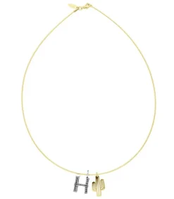 Collier Tour De Cou Lettre Cactus