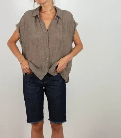 Cycliste Kathleen En Denim Indigo