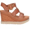 Espadrilles Compensees Abbot Strap Cognac