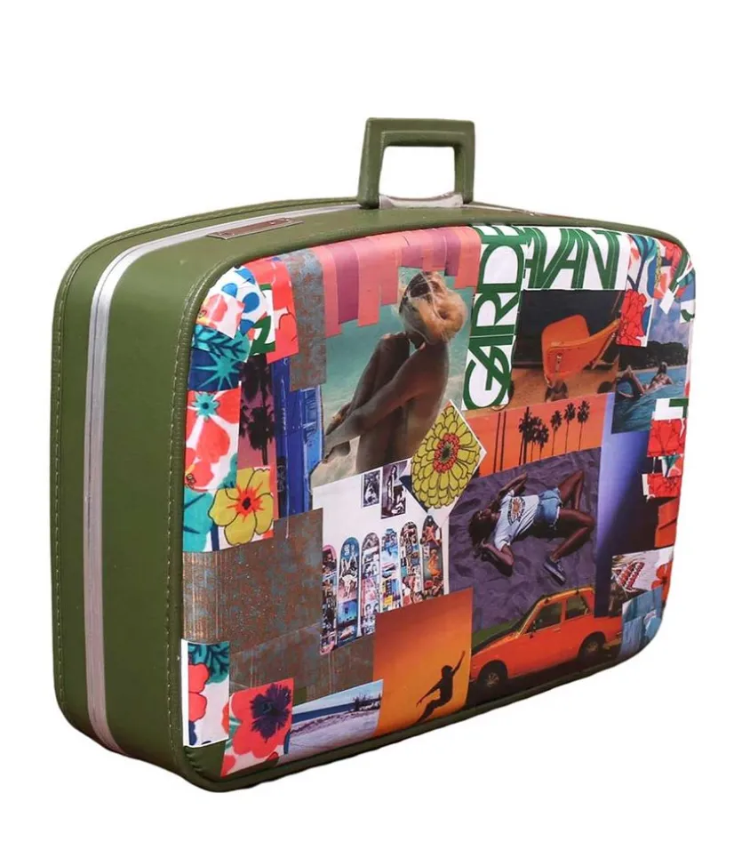 Grande Valise Customisee 57 X 40 X 16 Cm