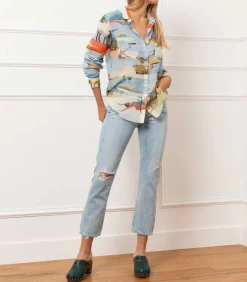 Jean High Rise Cropped Riley