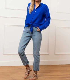 Jean High Rise Cropped Riley