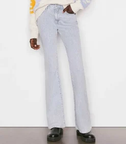 Jean Le High Flare Rayures