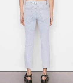 Jean Le High Straight Rayures