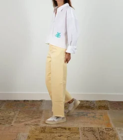 Jean Oversize Jaune Pale