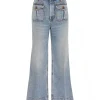 Jean Raie Cropped Flare