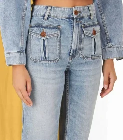 Jean Raie Cropped Flare