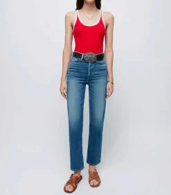 Jean Western Blue 70S Stovepipe