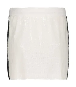 Jupe A Sequins Blancs