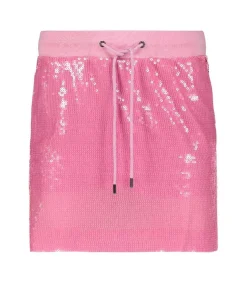 Jupe A Sequins Roses