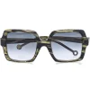 Lunettes De Soleil Eleonore Vert Olive