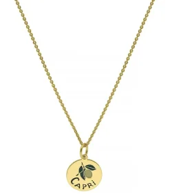 Medaille Capri Sur Lien Et Chaine