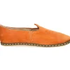 Mocassins Saanas Classique Homme Cuir Suede Mandarine