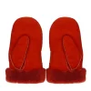 Moufles En Cuir Suede Mulfi Burnt Orange
