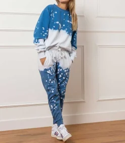 Pantalon De Jogging Acid Wash Vinca