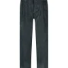 Pantalon En Velours Cotele Fresco Cropped Loose Caviar