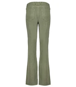 Pantalon En Velours Cotele Dylan Green Smoke