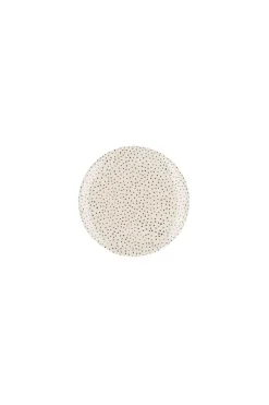 Petite Assiette En Ceramique "Pois Bleus"