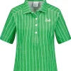 Polo Arcachon Green Garden Stripes