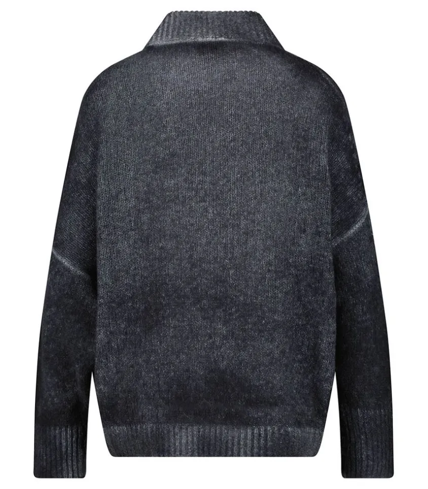 Pull En Cachemire Et Soie Nero