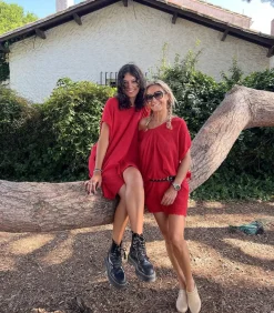 Robe Courte Alexandrie Fire X Jane De Boy