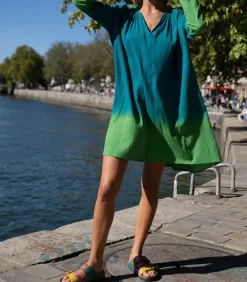 Robe Formentera Bayou Lime Green