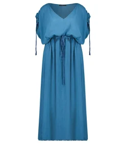 Robe Longue Alexandrie Petrole